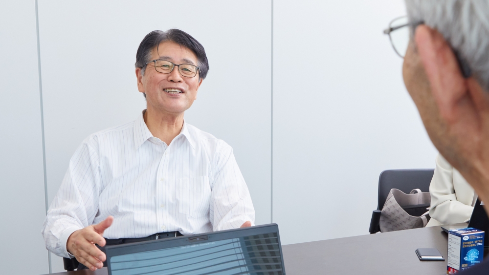 藤野先生と田口先生、対談の様子